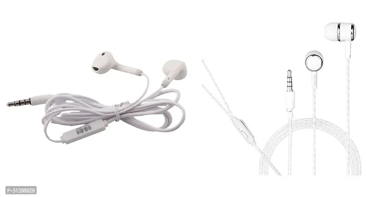 Ultra High Bass Earphone With Mic-Pack Of 2 Multicoloured