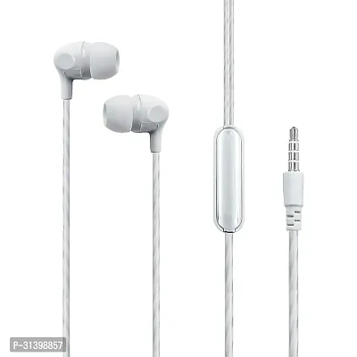 Ultra High Bass Earphone With Mic White-thumb0