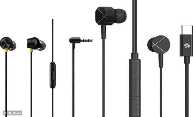 Stylish In-Ear Earphones With Microphone-Pack Of 2