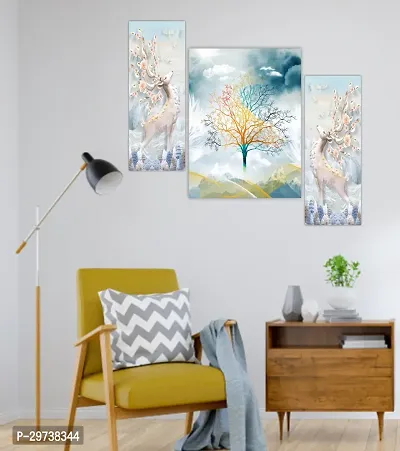 Set of Three Framed Wall Painting for Home-thumb2