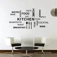 Merical Kitchenquote and Flowers Switch Board Wall Sticker for Living Room, Hall, Bedroom (Material: PVC Vinyl)-thumb3