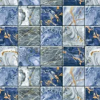 MERICAL Fabulous Blue Marble Square Wallpaper for Home  Kitchen Decor (40cm x 300cm)-thumb2