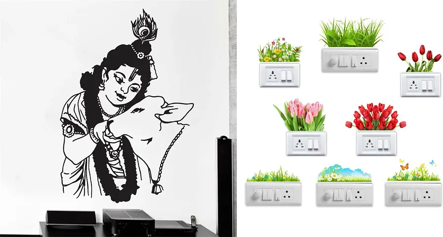 Merical Wall Sticker & Switch Board Sticker for Living Room, Kids Room, Kitchen