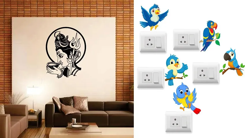 Merical Wall Sticker & Switch Board Sticker for Living Room, Kids Room, Wall D?cor