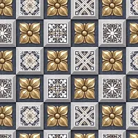 MERICAL Elegant Golden Motif Mosaic for Living Room, Bedroom  Kitchen Decor.-thumb4