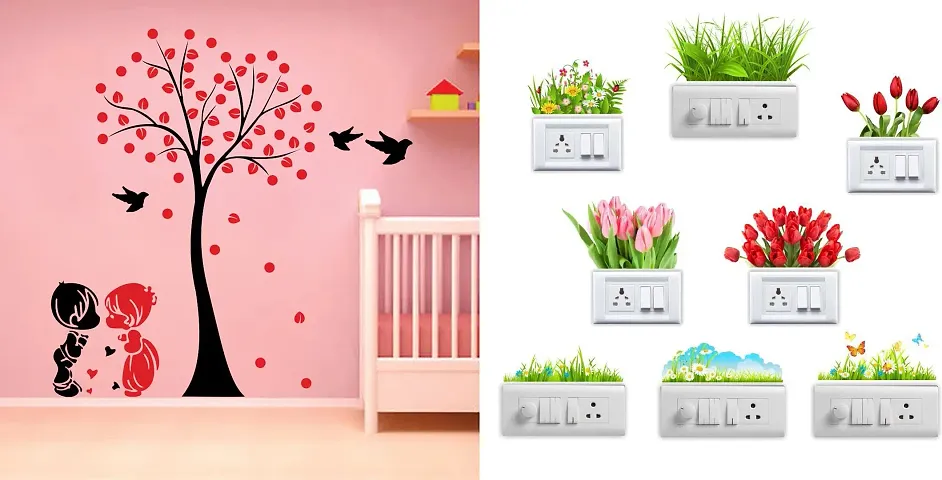 Merical Wall Sticker & Switch Panel Sticker for Living Room, Home, Wall D?cor
