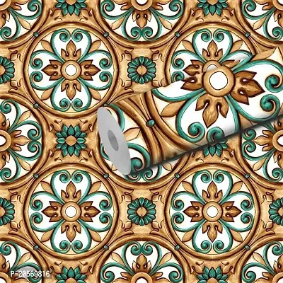 MERICAL Italy Floral Majolica Wallpaper for Home  Office D?cor
