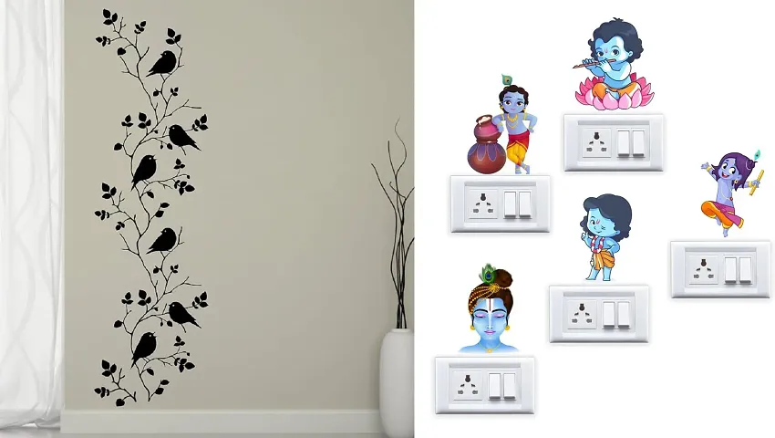 Merical Wall Sticker & Switch Panel Sticker for Living Room, Children Room, Wall D?cor