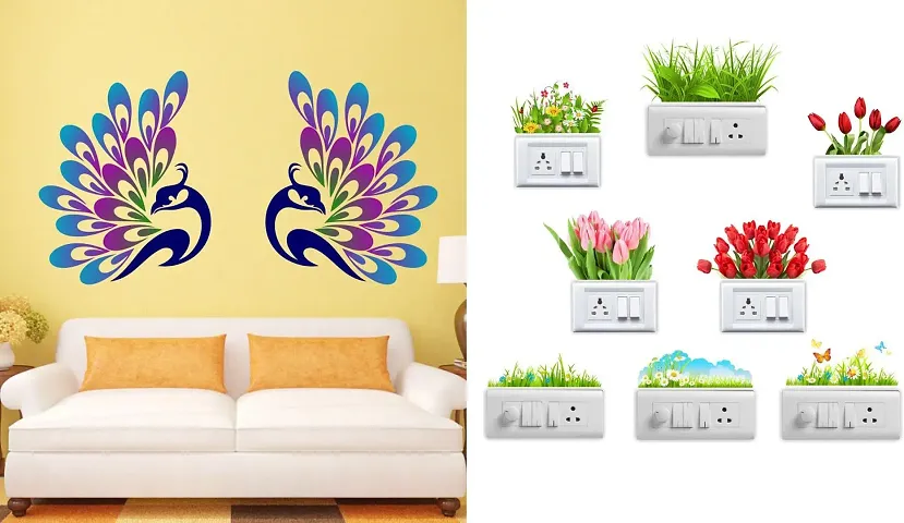 Merical Wall Sticker & Switch Board Sticker for Living Room, Kids Room, Wall D?cor