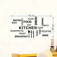 Merical Kitchenquote and Flowers Switch Board Wall Sticker for Living Room, Hall, Bedroom (Material: PVC Vinyl)-thumb4