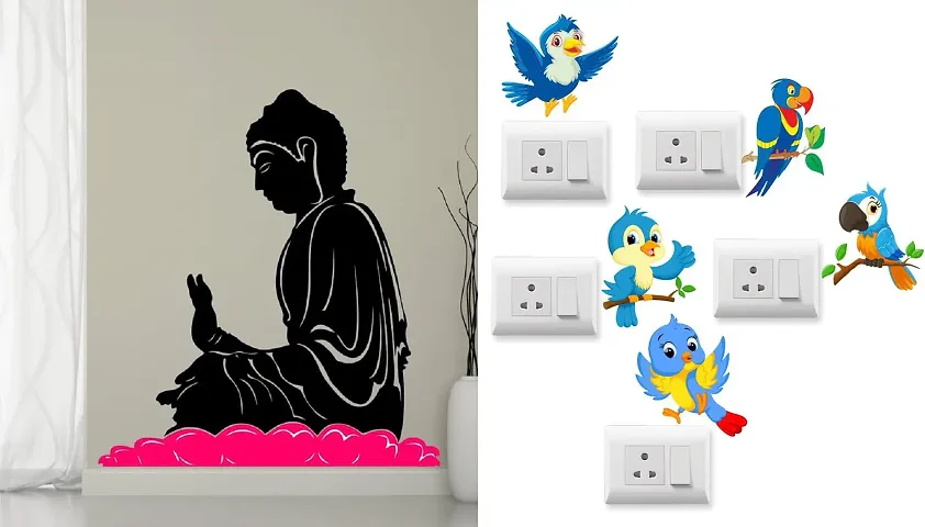 Merical Wall Sticker & Switch Board Sticker for Living Room, Kids Room, Wall D?cor