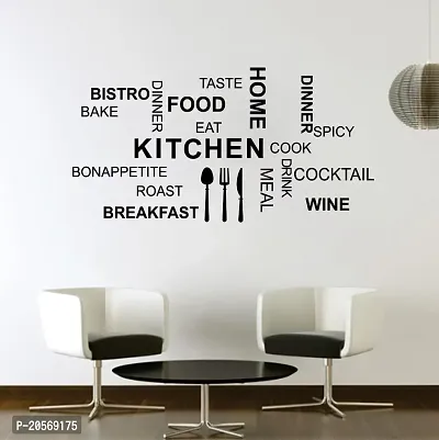 Merical Kitchenquote and Twitter Switch Board Wall Sticker for Living Room, Hall, Bedroom (Material: PVC Vinyl)-thumb4