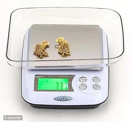 Metis Jewelry Weighing Scale for gold and silver, High Precision, Capacity 600 g x 0.01 g (10 mg)-thumb0