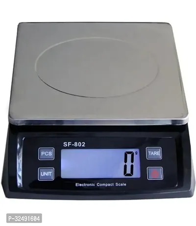 Precision Digital Weight Scale - High Accuracy, Sleek Design, Auto Calibration, Large LCD Display-thumb0