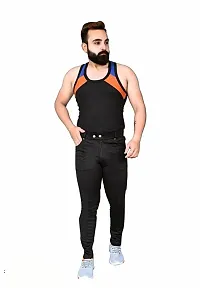 Fancy Lycra Track Pants For Men Pack Of 2-thumb1