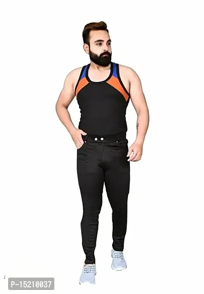 Fancy Lycra Track Pants For Men-thumb3