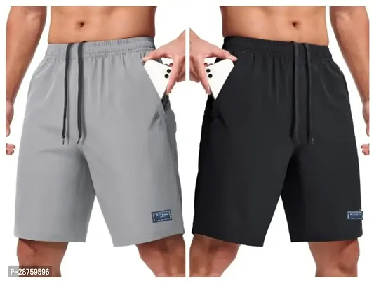 Trendy Polyester Shorts For Men  Pack Of 2