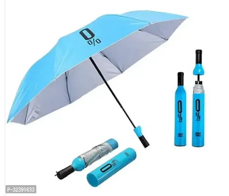 Stylish Bottle Shaped Foldable Umbrella-thumb0