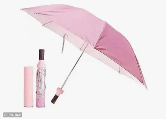 Stylish Bottle Shaped Foldable Umbrella-thumb0