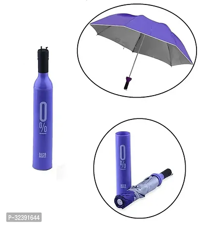 Stylish Bottle Shaped Foldable Umbrella-thumb0