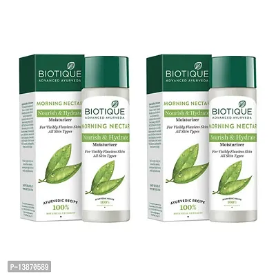 Biotique Morning Nectar Nourish  Hydrate Moisturizer (Pack of 2)-thumb0