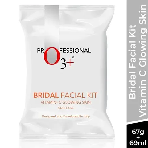 O3+ Bridal Facial Kit For Radiant Glowing Skin (Single Use) - Suitable For All Skin Types - Multipack