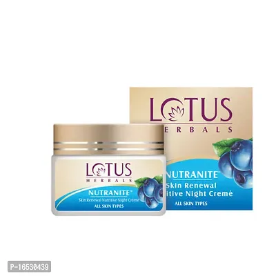 Lotus Herbals Nutranite Skin Renewal Nutritive Night Cream (50gm)-thumb0