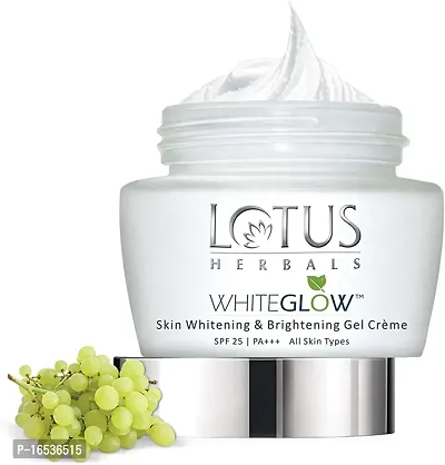 Lotus Herbals Whiteglow Skin Whitening And Brightening Gel Cream | SPF 25 | 60g And Lotus Herbals Whiteglow 3-In-1 Deep Cleansing Skin Whitening Facial Foam, 100g-thumb2