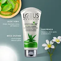 Lotus Herbals Whiteglow Skin Whitening And Brightening Gel Cream | SPF 25 | 60g And Lotus Herbals Whiteglow 3-In-1 Deep Cleansing Skin Whitening Facial Foam, 100g-thumb2