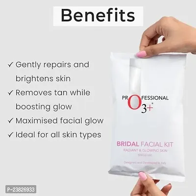 O3+ Bridal Facial Kit for Radiant  Glowing Skin (54gm+66ml) + O3+ Shine  Glow Facial Kit For Instant Glow (32gm+6ml) Pack of 2-thumb2