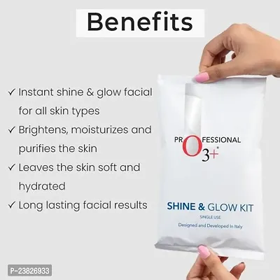 O3+ Bridal Facial Kit for Radiant  Glowing Skin (54gm+66ml) + O3+ Shine  Glow Facial Kit For Instant Glow (32gm+6ml) Pack of 2-thumb4