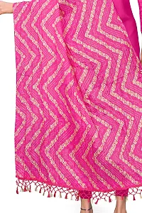 Pink Color Poly Georgette Dupatta-thumb3