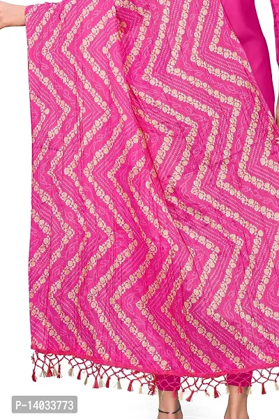 Pink Color Poly Georgette Dupatta-thumb4