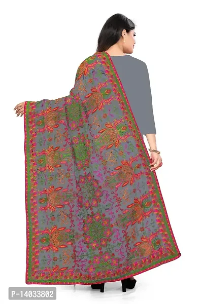 Grey Color Velvet Dupatta-thumb4