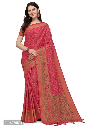 Multi Colour Banarasi Silk Weaving Trendy Saree : 79373 : Salwari - Saree