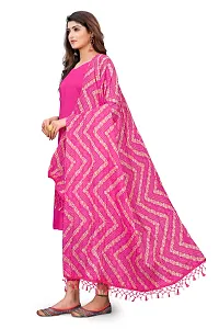 Pink Color Poly Georgette Dupatta-thumb1