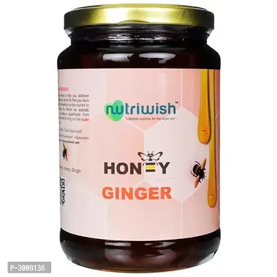 1kg Honey With Ginger - Pure&nbsp; Honey Infused With Ginger-thumb0