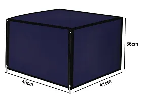 Classic Microwave Oven Cover Suitable for All Major Brands for Size 41X61X36 CMS (Navy Blue)-thumb4