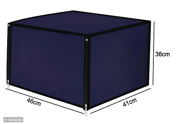 Classic Microwave Oven Cover Suitable for All Major Brands for Size 41X61X36 CMS (Navy Blue)-thumb5