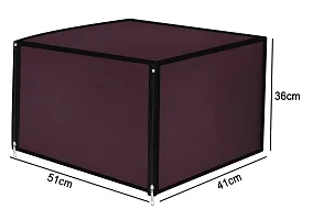 Classic Microwave Oven Cover Suitable for All Major Brands for Size 41X56X36 CMS (Maroon)-thumb4