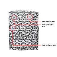 Classic? Front Load Washing Machine Cover for IFB 5.5 Kg 6 Kg  6.5 Kg (50cmsX63cmsX81cms_Black,White)-thumb4