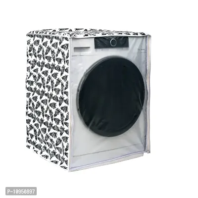 Classic? Front Load Washing Machine Cover for IFB 7 Kg, 7.5 Kg, 8 Kg & 8.5 Kg (63cmsX63cmsX81cms_Black,White) Pack of : 1 Washing Machin Cover