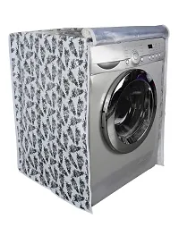 Classic? Front Load Washing Machine Cover Suitable for 5.5 Kg, 6 Kg & 6.5 Kg (Black & White, 50Cms X 63Cms X 81Cms)-thumb2