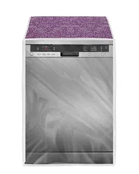 Classic Dishwasher Cover Suitable for Godrej of 12, 13, 14, 15 Place Setting (63X63X81CMS, Purple Flower)-thumb4