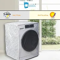 Classic Front Load Washing Machine Cover for IFB 5.5 Kg 6 Kg  6.5Kg (50cmsX63cmsX81cms) Pack of : 1 Washing Machin Cover-thumb1