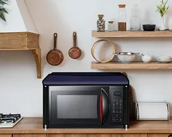 Classic Microwave Oven Cover Suitable for All Major Brands for Size 41X61X36 CMS (Navy Blue)-thumb1