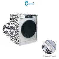 Classic? Front Load Washing Machine Cover for IFB 5.5 Kg 6 Kg  6.5 Kg (50cmsX63cmsX81cms_Black,White)-thumb3