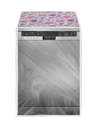 Classic Dishwasher Cover Suitable for LG of 12, 13, 14, 15 Place Setting (63X63X81CMS, White & Pink Flower)-thumb4