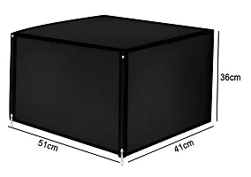 Classic Microwave Oven Cover Suitable for All Major Brands for Size 41X46X36 CMS (Black)-thumb4