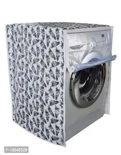 Classic? Front Load Washing Machine Cover Suitable for 5.5 Kg, 6 Kg & 6.5 Kg (Black & White, 50Cms X 63Cms X 81Cms)-thumb2